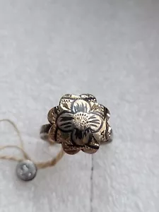ANELLO Vintage Cern Nord ARGENTO 925 Stella URSS Modello Raro 6.0 Misura NOS + Etichetta - Foto 1 di 13