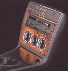 AUDI A4 B5 (upto 99) WOOD LOOK DASH KIT WALNUT by INPRO GERMANY STICK ON 3pce - Picture 1 of 3