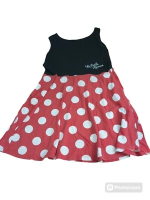 Vestido Disney Store Minnie Mouse Talla M/M 7-8 Niñas Foto 1 de 4