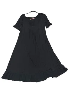 Y2K Juicy Couture Kleid schwarz Fairycore Babydoll Nachthemd weich Modal Gr. XL - Bild 1 von 6