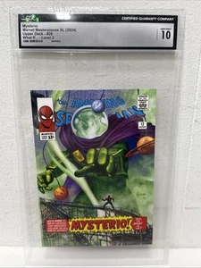2024 Upper Deck Marvel Masterpieces XL Mysterio #28 CGC 10 Gem Mint Graded - Bild 1 von 5