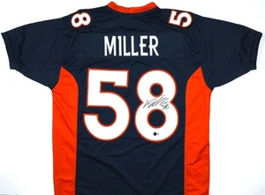 Von Miller Autographed Blue Pro Style Jersey - Beckett W Hologram *Black - Picture 1 of 3