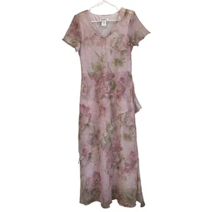Vestido de hadas de colección Miss Dorby para mujer 8 rosa transparente con abertura lateral forrado - Imagen 1 de 8