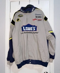Jimmie Johnson #48 Lowes Giacca da Corsa Vintage "Chase Authentics" Uomo Taglia XXXL - Foto 1 di 7