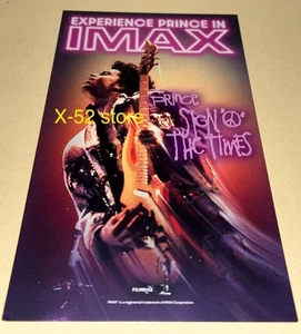 Prince Sign O The Times Tour in Imax Movie Collectible Ticket Card - Picture 1 of 4