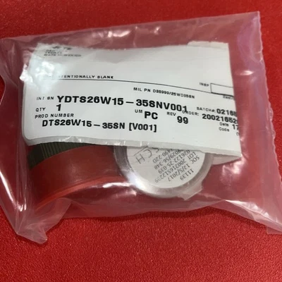 Deutsch D38999/26WD35SN 37 Socket Contacts, Straight Plug, Shell 15, Normal Key - Image 1 of 2