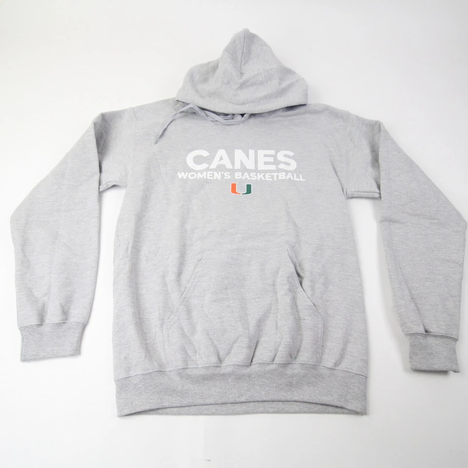 Sudadera Miami Hurricanes Gildan Estilo Suave Para Mujer Gris Nueva Foto 1 de 1
