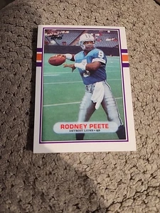 1989 Topps Traded Rodney Peete RC #9T Detroit Lions NM+ - Bild 1 von 2