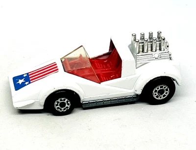 Matchbox Lesney Superfast 55 Hellraiser in white, USA label, nmint! — 第 1/3 张图片