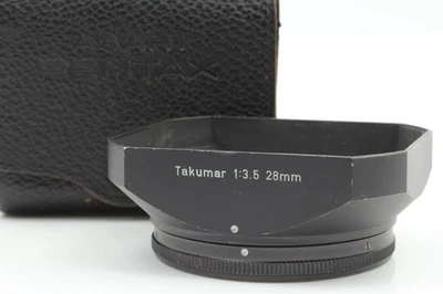 [N MINT w/Case] Pentax Asahi Metal Lens Hood for Takumar 28mm F3.5 From JAPAN - Image 1 of 4