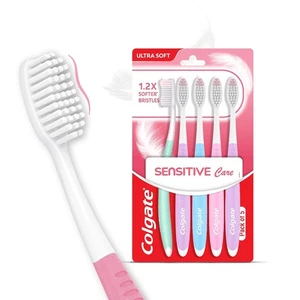 Colgate Gentle Sensitive Care Ultra Soft Bristles Toothbrush - 5Pcs - Picture 1 of 9
