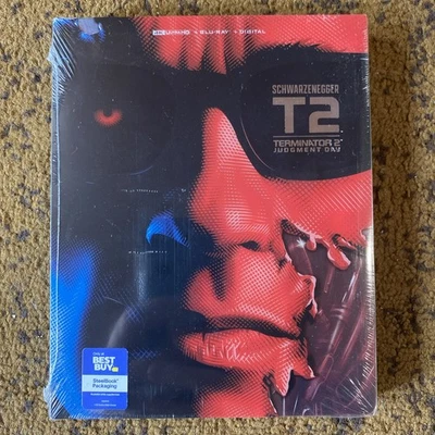 Terminator 2 T2 4K Ultra HD + Blu-Ray STEELBOOK Best Buy Exclusive OOP - Image 1 of 4