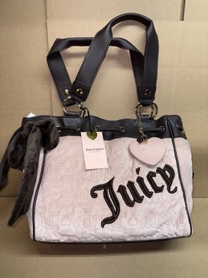  Juicy Couture Daydreamer 'Vintage Dreams' Tote Bag Angel/ Chocolate / Ch New - Image 1 of 4