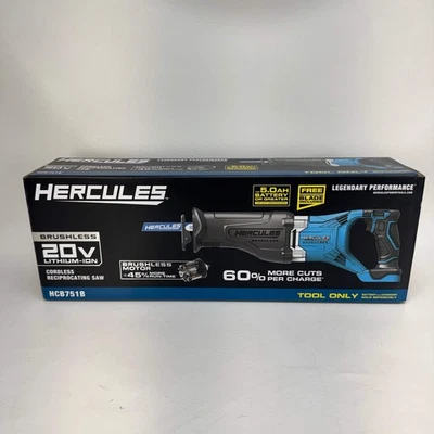 New HERCULES HCB751B 20V Cordless Reciprocating Saw - Image 1 of 4