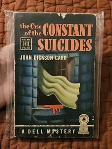 John Dickson Carr / The Case of the Constant Suicides 1st Edition 1941 - Imagen 1 de 7