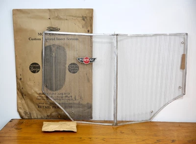 Antigo 1938 Pontiac Car Grill Capa de Tela Acessório Grelha de Radiador Antigo Novo em folha - Imagem 1 de 4