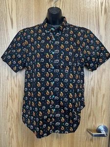 "PUMP & SKID" Sr Palo Button Up Shirt "SOLD OUT SIZE" Medium Spooky Month - Picture 1 of 4