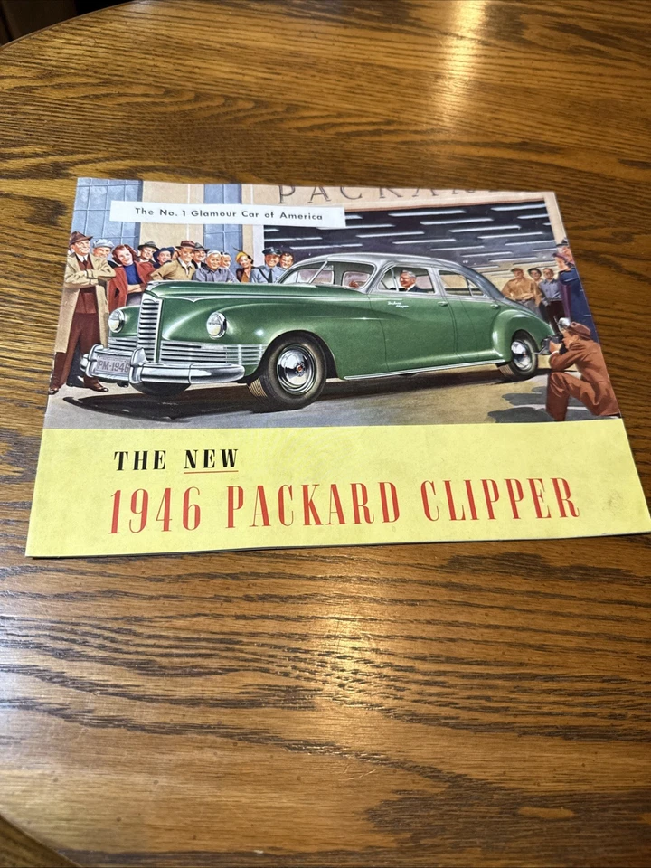 Packard Clipper 1946 16 páginas vintage folleto de venta de autos catálogo Foto 1 de 4