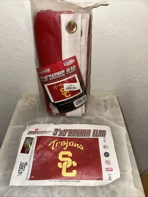 NEW RICO Southern Cal USC Trojans 3X5 Indoor Outdoor Banner Flag with grommets - Image 1 of 2