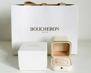 Boucheron Paris Empty Ring Box Gift Bag & Outer Box Jewellery Packaging Set - Picture 1 of 11