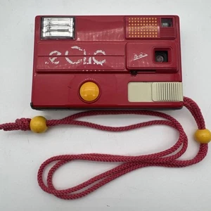 Red LECLIC PHOTO CAMERA | KODAK | w/ NECK STRAP | Working | VTG - Picture 1 of 4