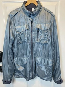 Vintage Men’s L Lululemon Athletica Reversible Jacket With Rain Hood Gray EUC - Picture 1 of 24