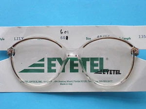 RETRO SLAG-Streak Acryl EYETEL Italian Vintage Rx Brillengestell NOS 1980er  - Bild 1 von 2