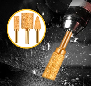 Broca de pulido de diamante de bala de 6 mm broca de pulido de vástago - Imagen 1 de 5