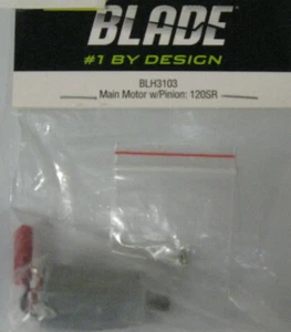BLADE BLH3103 MAIN MOTOR W/PINION: 120SR NEW NIP - Picture 1 of 2