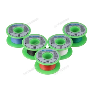 28 Gauge Silicone Wire Kit 5 Color 200 deg C 600V Total 250 ft Each Color 50 ft - Picture 1 of 6