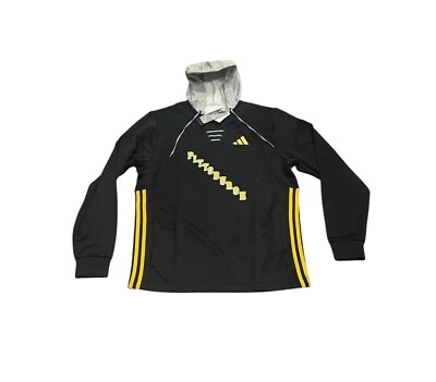 NUEVO NUEVO CON ETIQUETAS Pittsburgh Penguins Adidas Para hombres Patín Encaje Sudadera con Capucha Sudadera Mediana Foto 1 de 2