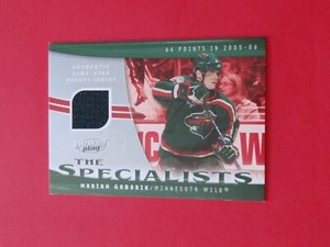 2006-07 Upper Deck Power Play Jersey #S-MG Marian Gaborik The Specialists 