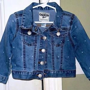 Chaqueta de mezclilla OshKosh B’Gosh para niños pequeños 2T - Imagen 1 de 5