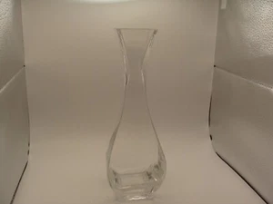 Crystal Glass Vase Hour Glass Design ~ 10.25” ~ VGC ~ - Picture 1 of 3