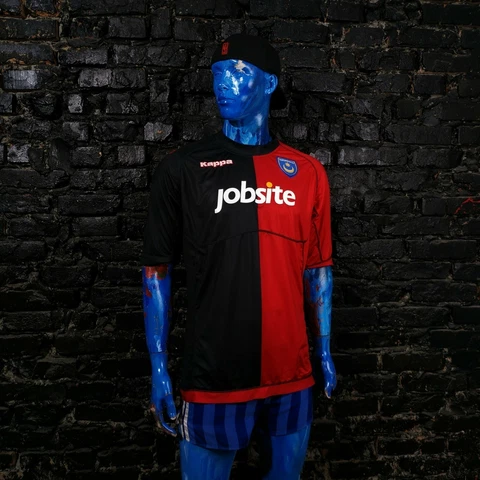 Portsmouth Jersey Away football shirt 2011 - 2012 Kappa Polyester Mens Size 2XL Cover