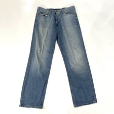 Calvin Klein Men's Size 36X32Blue Straight Leg Medium Wash Stretch Denim Jeans