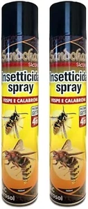 , Insetticida Antivespe E Calabroni, Azione Immediata, 750 Ml Getto Spray Da 5 M - Foto 1 di 12