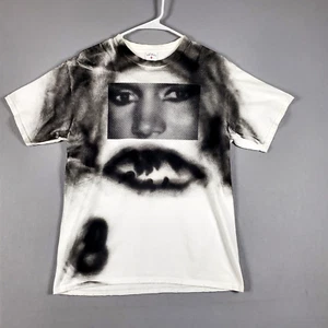 Noah Pixelated Eyes Box Logo M Streetwear Shirt Cotton USA Destroyed Spraypaint - Picture 1 of 11