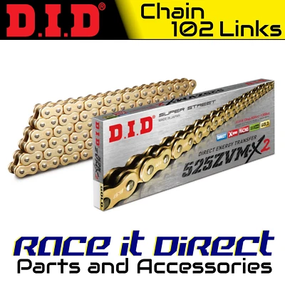 DID Chain Super Heavy Duty X-Ring Gold (G&G) ZVM-X2 525-102L (46.2KN) - Image 1 of 4