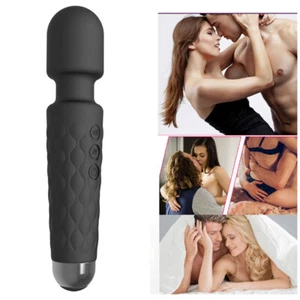 Potente Mini Massaggiatore Magico Multivelocità Bacchetta Massaggio Corpo Completo USB Ricaricabile - Foto 1 di 26