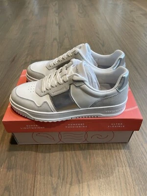 Easy Spirit Merci Women's Sneaker White Silver Size 7.5 M New - Image 1 of 4
