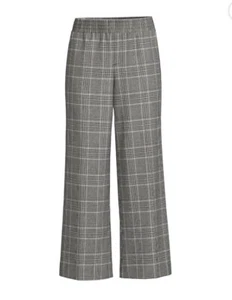 2XL (20) Women's Wide Leg Relaxed Pant Black #4718 - Picture 1 of 5