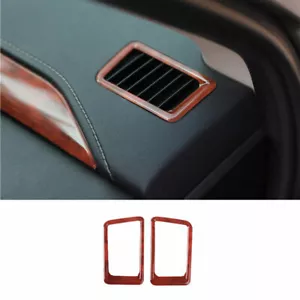 2P Wood Grain Dashboard L&R Air Outlet Vent Trim For Lexus NX 300 300h 2015-2020 - Picture 1 of 6