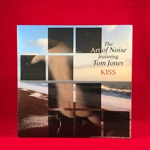 ART OF NOISE featuring TOM JONES Kiss 1988 UK 7" vinyl single original 45 E.F.L - Picture 1 of 4