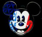 Mickey Head Flag France Disney Pin