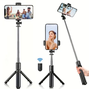 Selfie stick handheld live tripod stand, mini integrated selfie stick - Picture 1 of 11