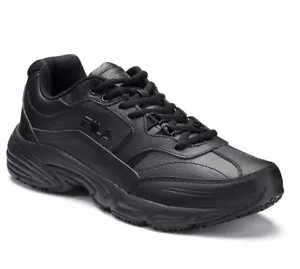 Zapatos para hombre FILA talla 10 M espuma viscoelástica cambio de trabajo caminar negros monocromáticos - Imagen 1 de 7