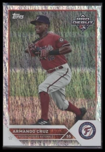 2023 Topps Pro Debut #PD-91 Armando Cruz Sparkle #/175 - Picture 1 of 2