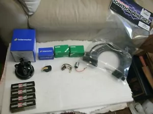 DISTRIBUTOR CAP , POINTS , CONDENSER , ROTOR , SPARK PLUGS , PLUG WIRES MGB - Picture 1 of 1