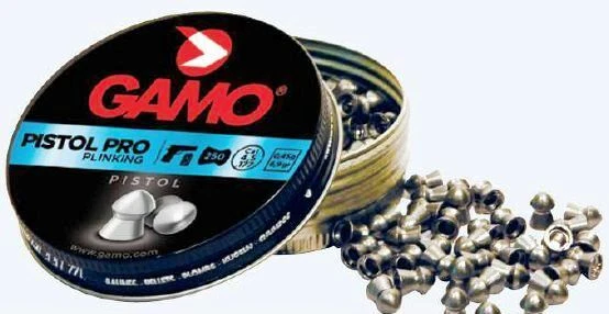 PIOMBINI 4.5 GAMO PISTOL PRO DIABOLO CARABINA ARIA COMPRESSA CAL 4.5 177 PELLETS
